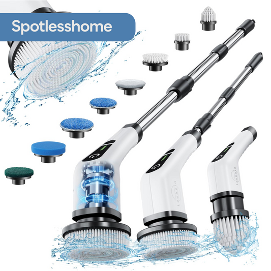 Cordless 360° Spin Scrubber With 8 Heads
